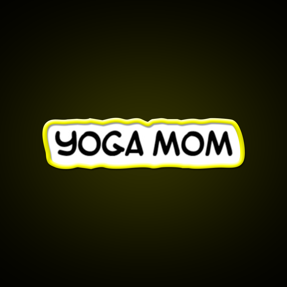 Yoga Mom Yoga Led Neon Sign For Wellness Space Rgb Color