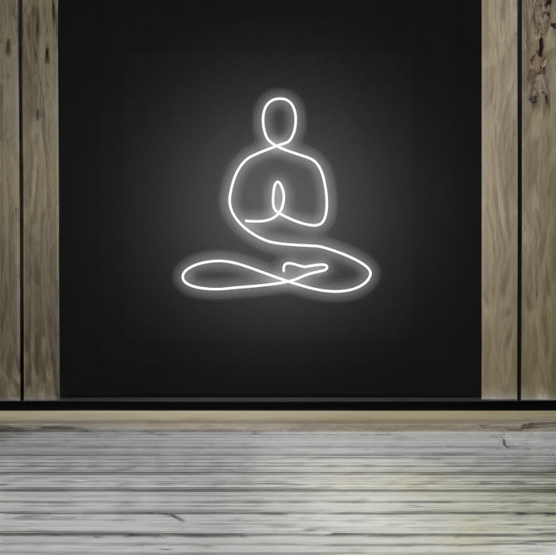 Yoga Pose Neon Sign Yoga Pose Signs | Shineneon