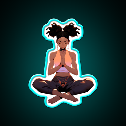 Yoga Pose Yoga Led Neon Sign For Wellness Space Neon Decor Rgb Color