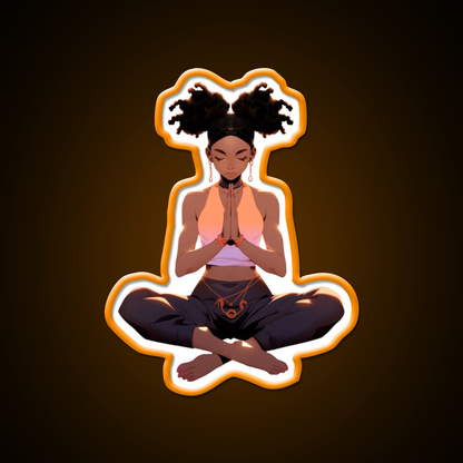 Yoga Pose Yoga Led Neon Sign For Wellness Space Neon Decor Rgb Color