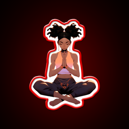 Yoga Pose Yoga Led Neon Sign For Wellness Space Neon Decor Rgb Color