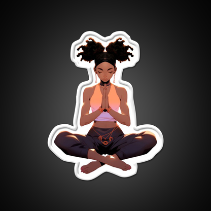 Yoga Pose Yoga Led Neon Sign For Wellness Space Neon Decor Rgb Color