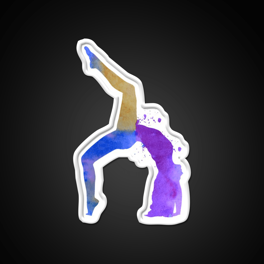Yoga Pose Yoga Led Neon Sign For Wellness Space Wall Sign Rgb Color - Shineneon