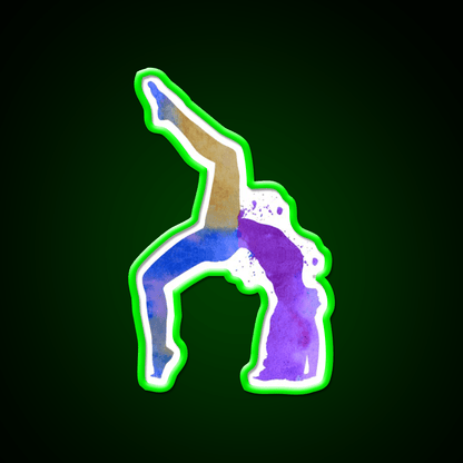Yoga Pose Yoga Led Neon Sign For Wellness Space Wall Sign Rgb Color - Shineneon