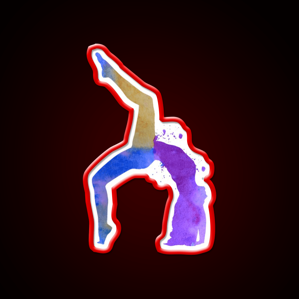 Yoga Pose Yoga Led Neon Sign For Wellness Space Wall Sign Rgb Color - Shineneon