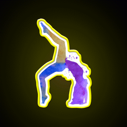 Yoga Pose Yoga Led Neon Sign For Wellness Space Wall Sign Rgb Color