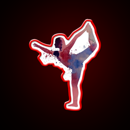 Yoga Pose Yoga Led Neon Sign For Wellness Space Yoga Studio Rgb Color