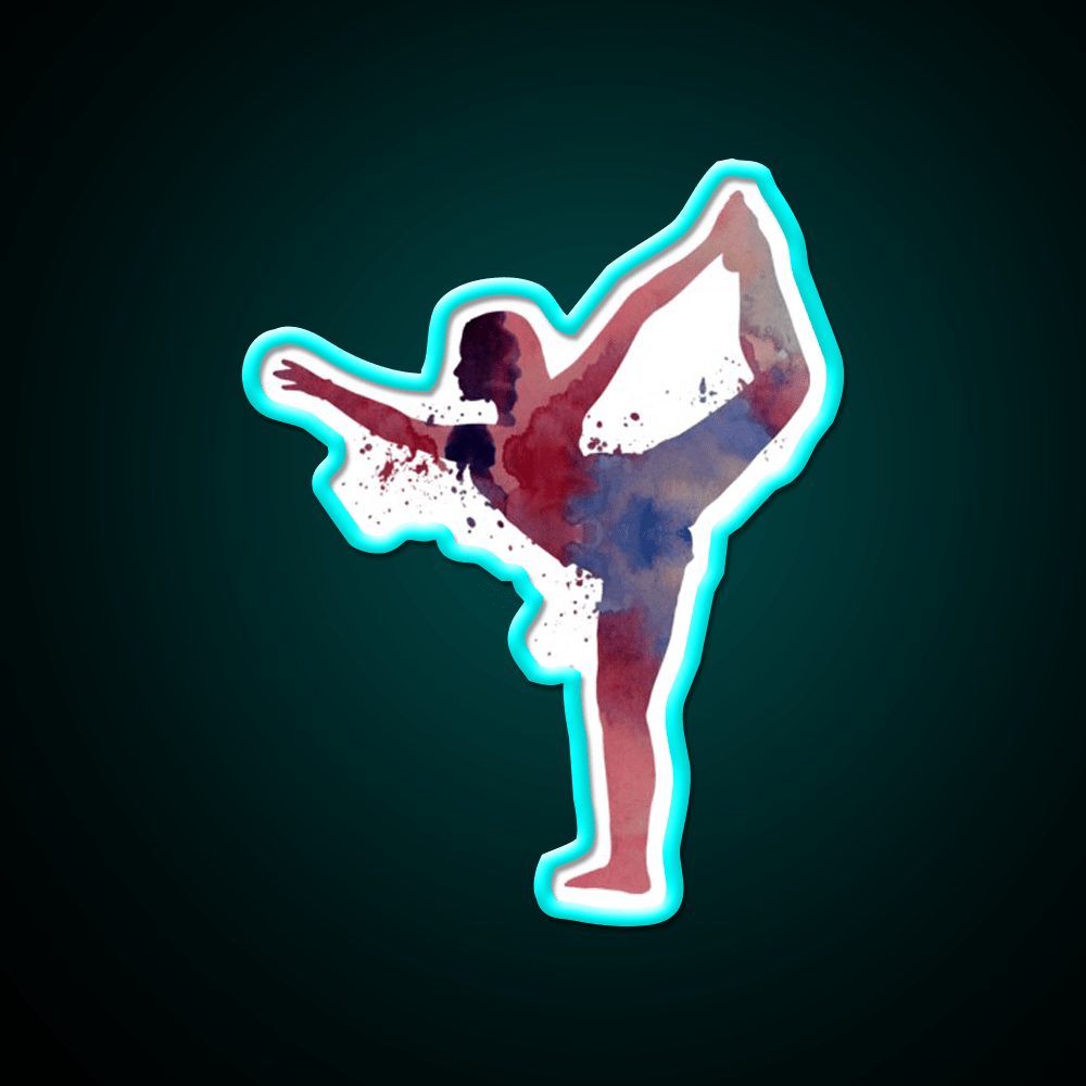 Yoga Pose Yoga Led Neon Sign For Wellness Space Yoga Studio Rgb Color - Shineneon