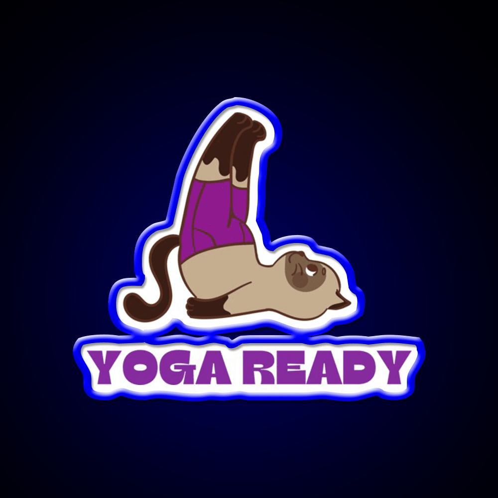 Yoga Ready Yoga Led Neon Sign For Wellness Space Rgb Color - Shineneon