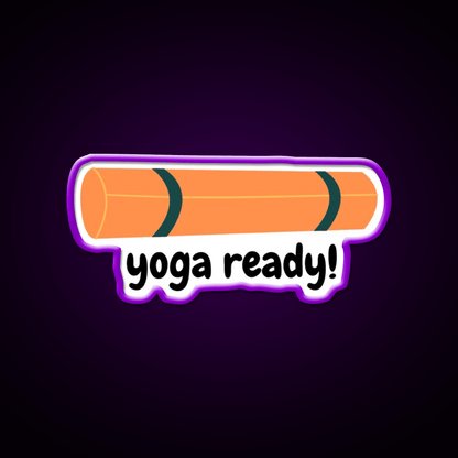 Yoga Ready Yoga Led Neon Sign For Wellness Space Yoga Studio Rgb Color - Shineneon