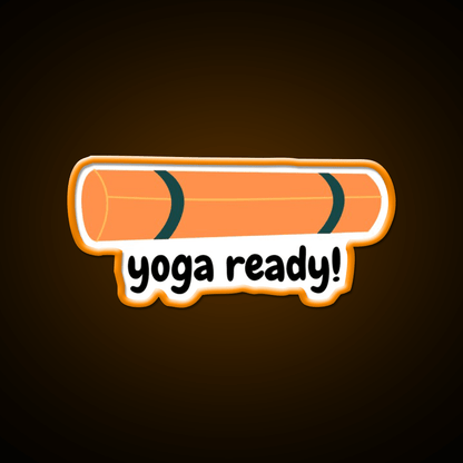 Yoga Ready Yoga Led Neon Sign For Wellness Space Yoga Studio Rgb Color - Shineneon