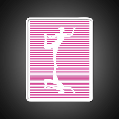 Yoga Reflection Natarajasana Dance Pose Asana Yoga Led Neon Sign Rgb Color - Shineneon