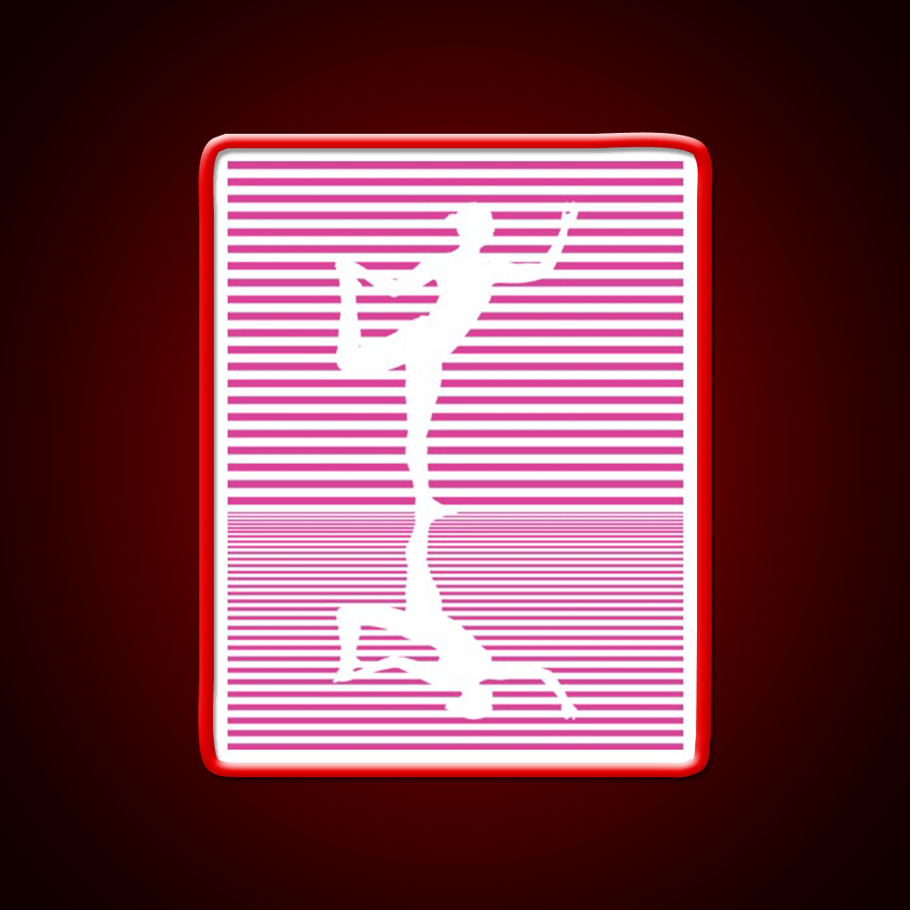 Yoga Reflection Natarajasana Dance Pose Asana Yoga Led Neon Sign Rgb Color - Shineneon