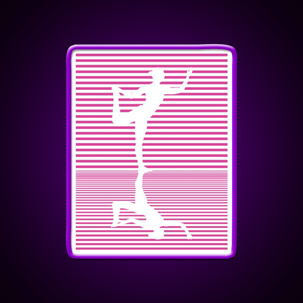 Yoga Reflection Natarajasana Dance Pose Asana Yoga Led Neon Sign Rgb Color - Shineneon