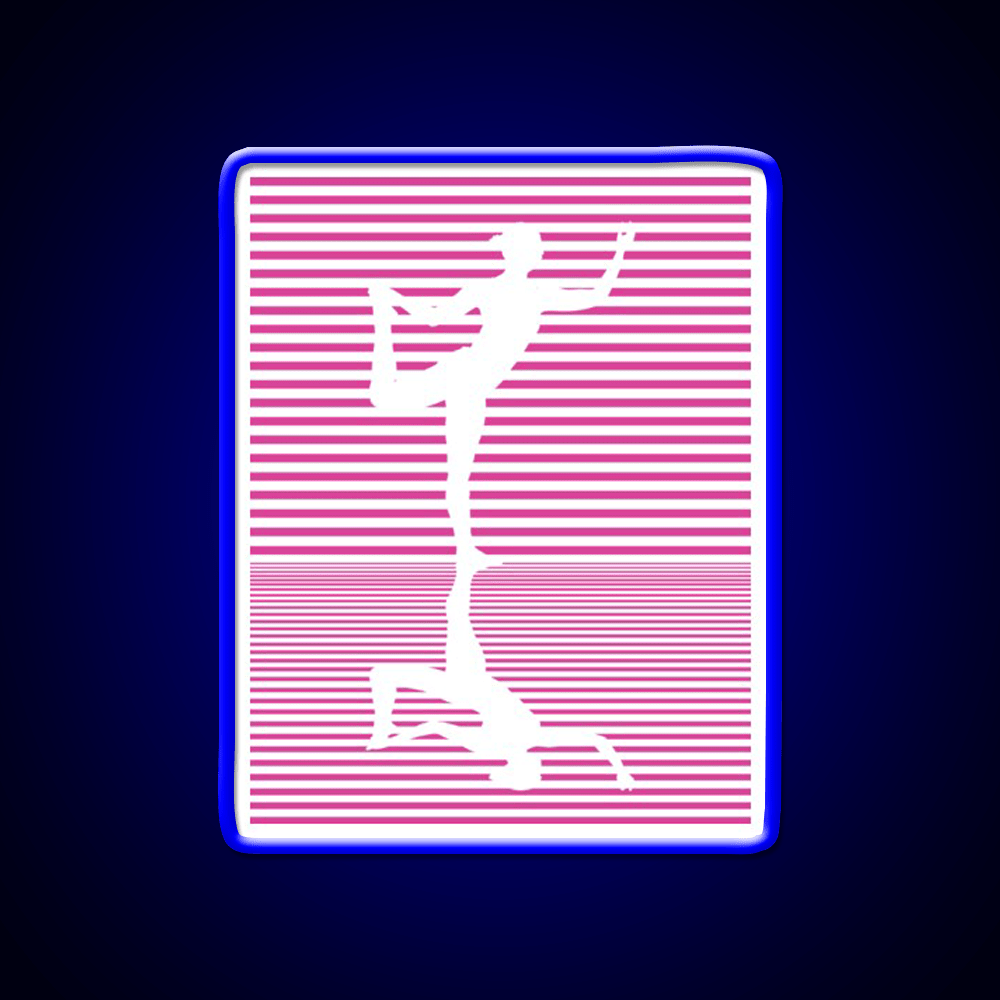 Yoga Reflection Natarajasana Dance Pose Asana Yoga Led Neon Sign Rgb Color - Shineneon