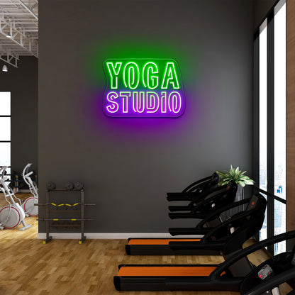 Yoga Studio Gym Neon Sign