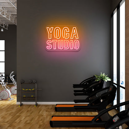 Yoga Studio Gym Neon Sign