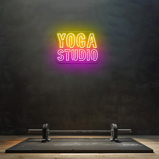 Yoga Studio Gym Neon Sign