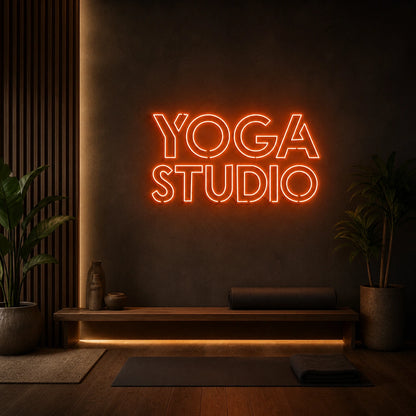 Yoga Studio LED Neon Sign high-converting product image