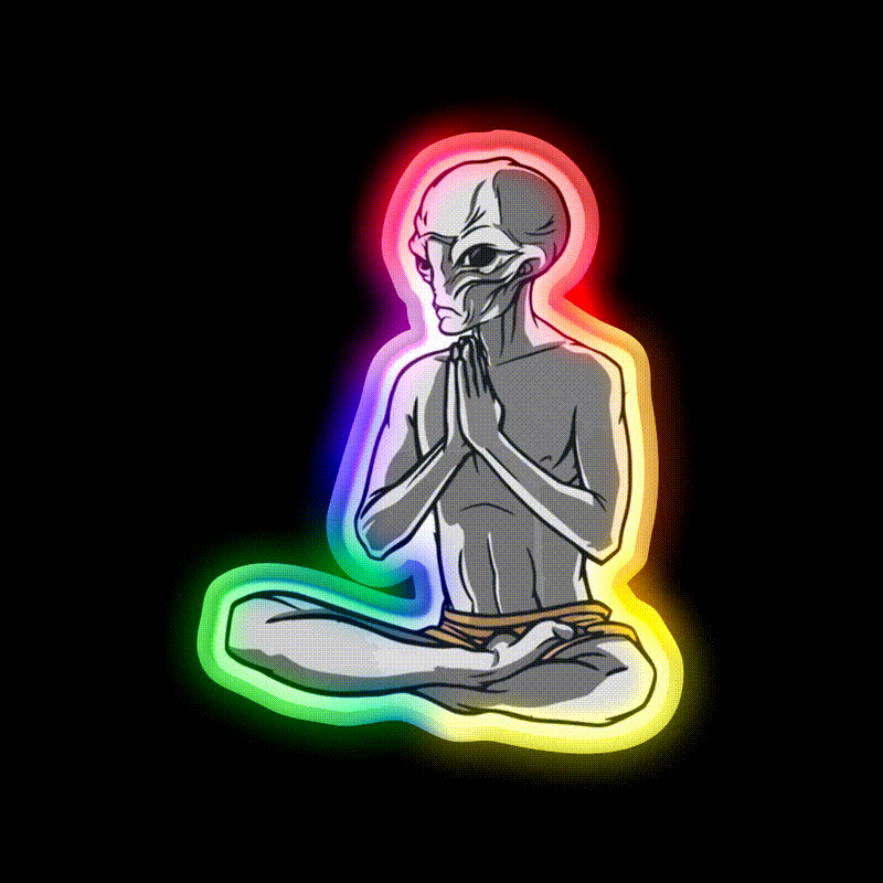 Yoga Teacher Yoga Led Neon Sign For Wellness Space Rgb Color