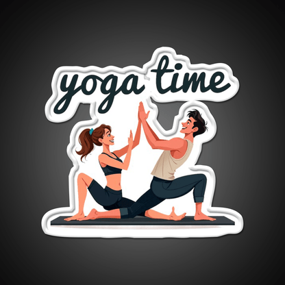 Yoga Time Yoga Led Neon Sign For Wellness Space Rgb Color - Shineneon