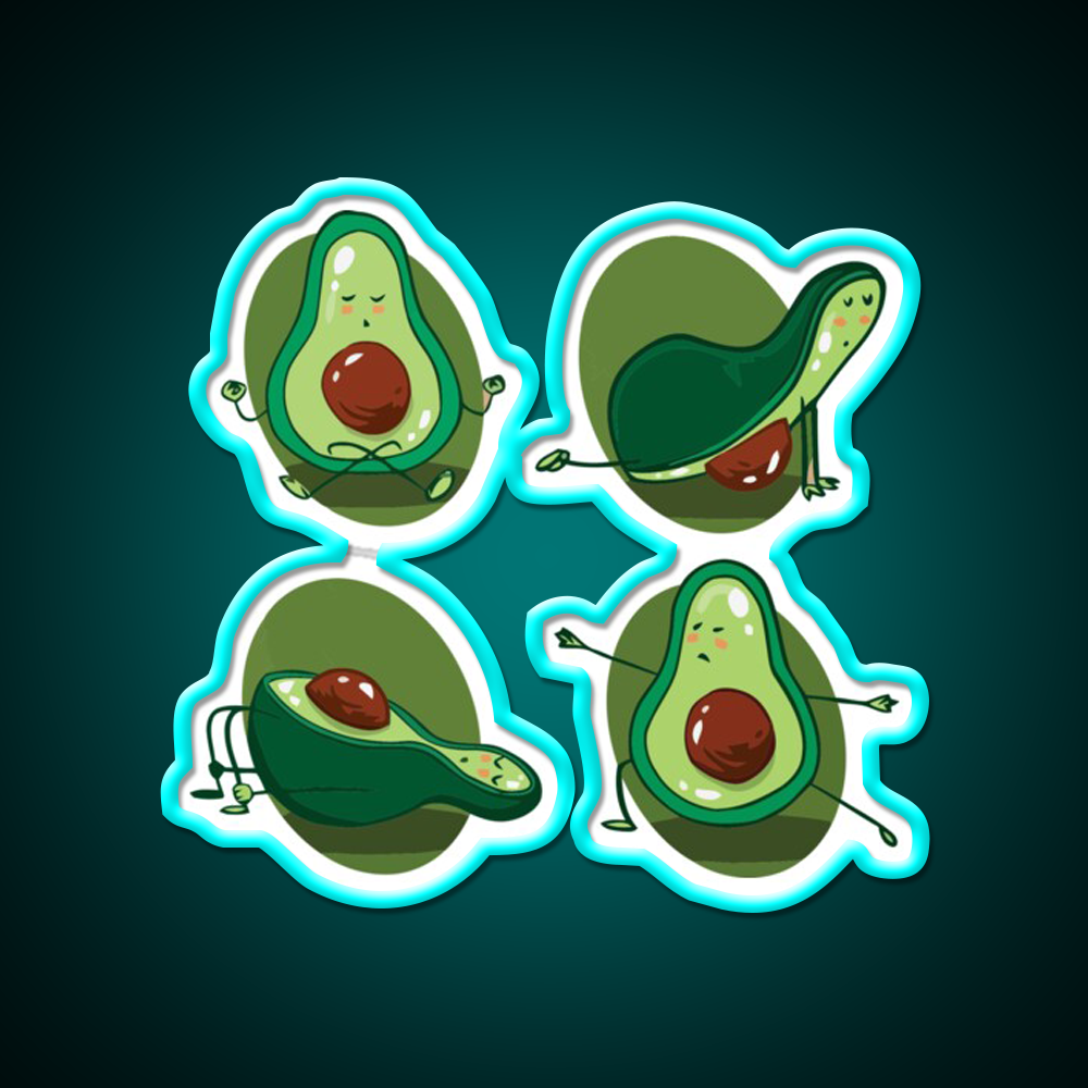 Yoga Workout Yoga Led Neon Sign For Wellness Space Rgb Color