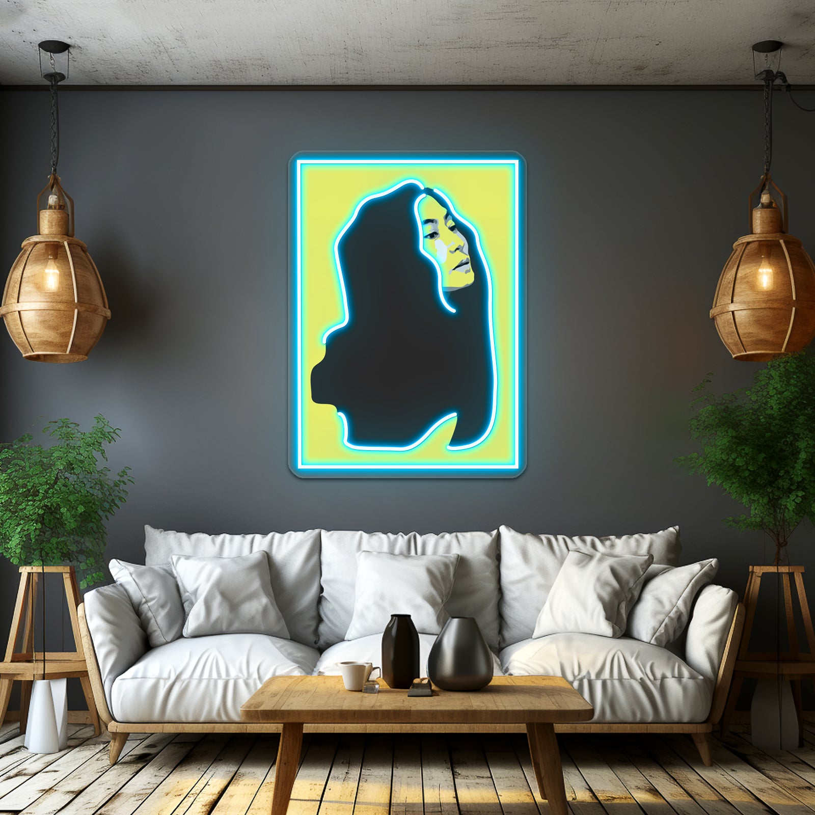 Yoko Ono Pop Style Artwork Led Neon Signs | Shineneon