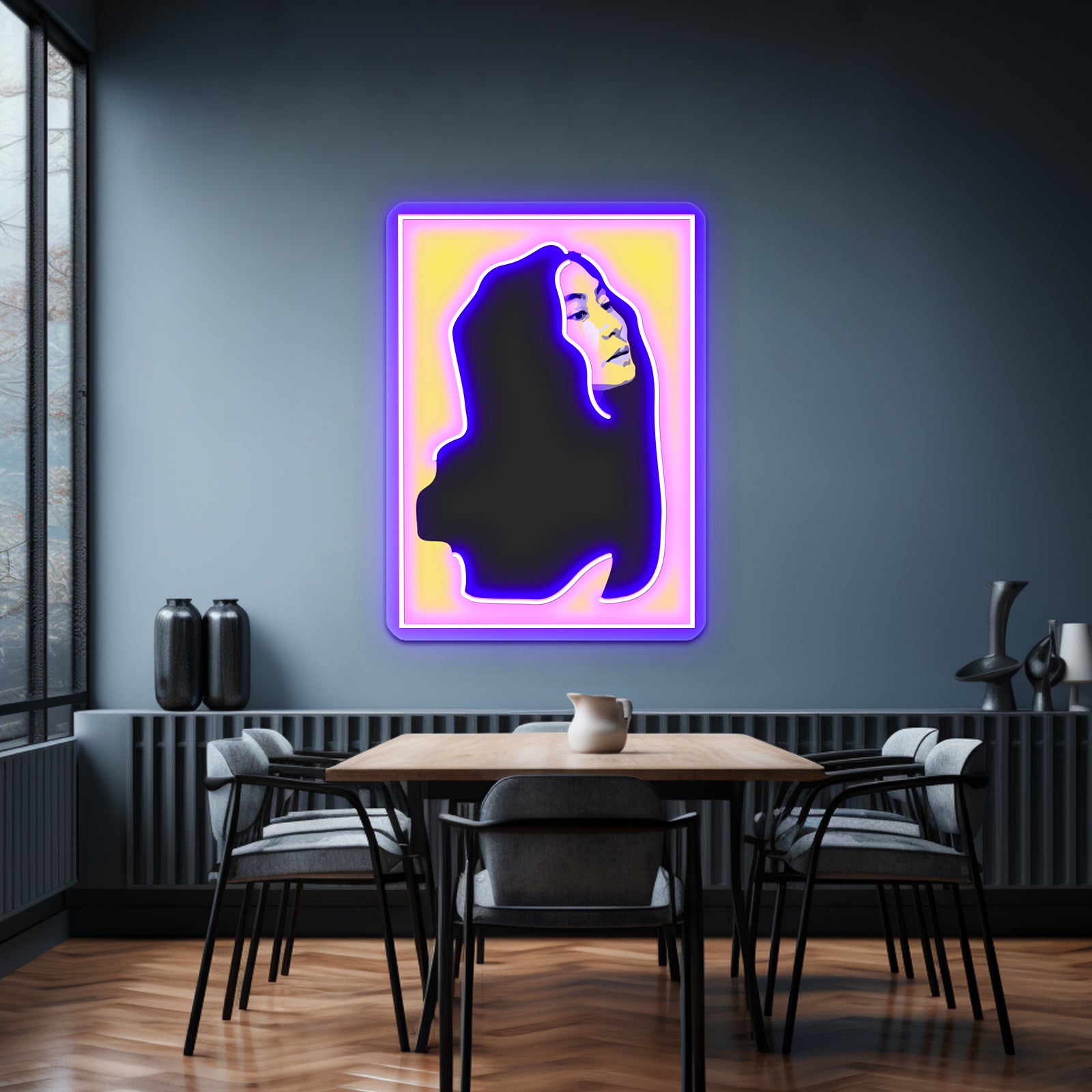 Yoko Ono Pop Style Artwork Led Neon Signs | Shineneon