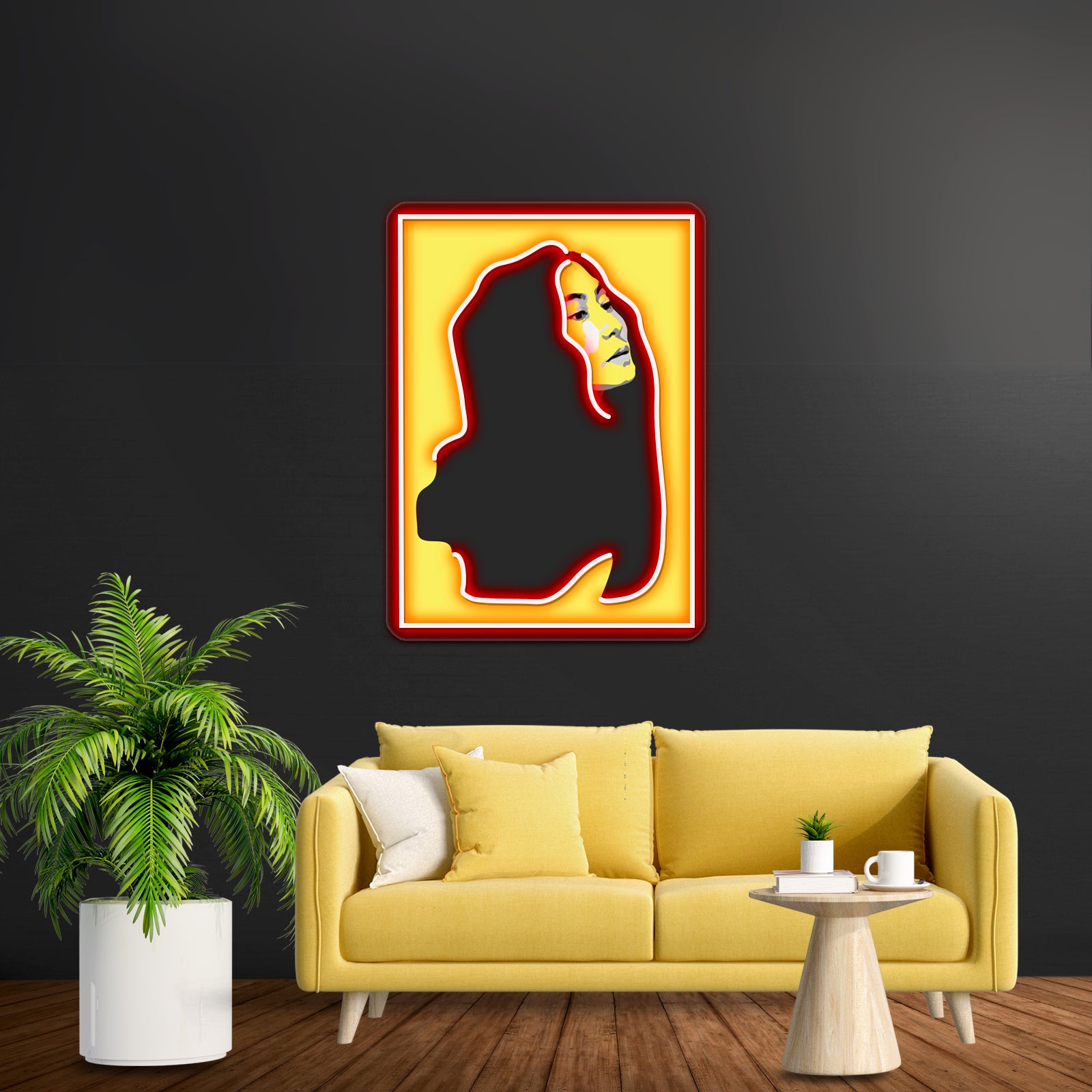 Yoko Ono Pop Style Artwork Led Neon Signs | Shineneon