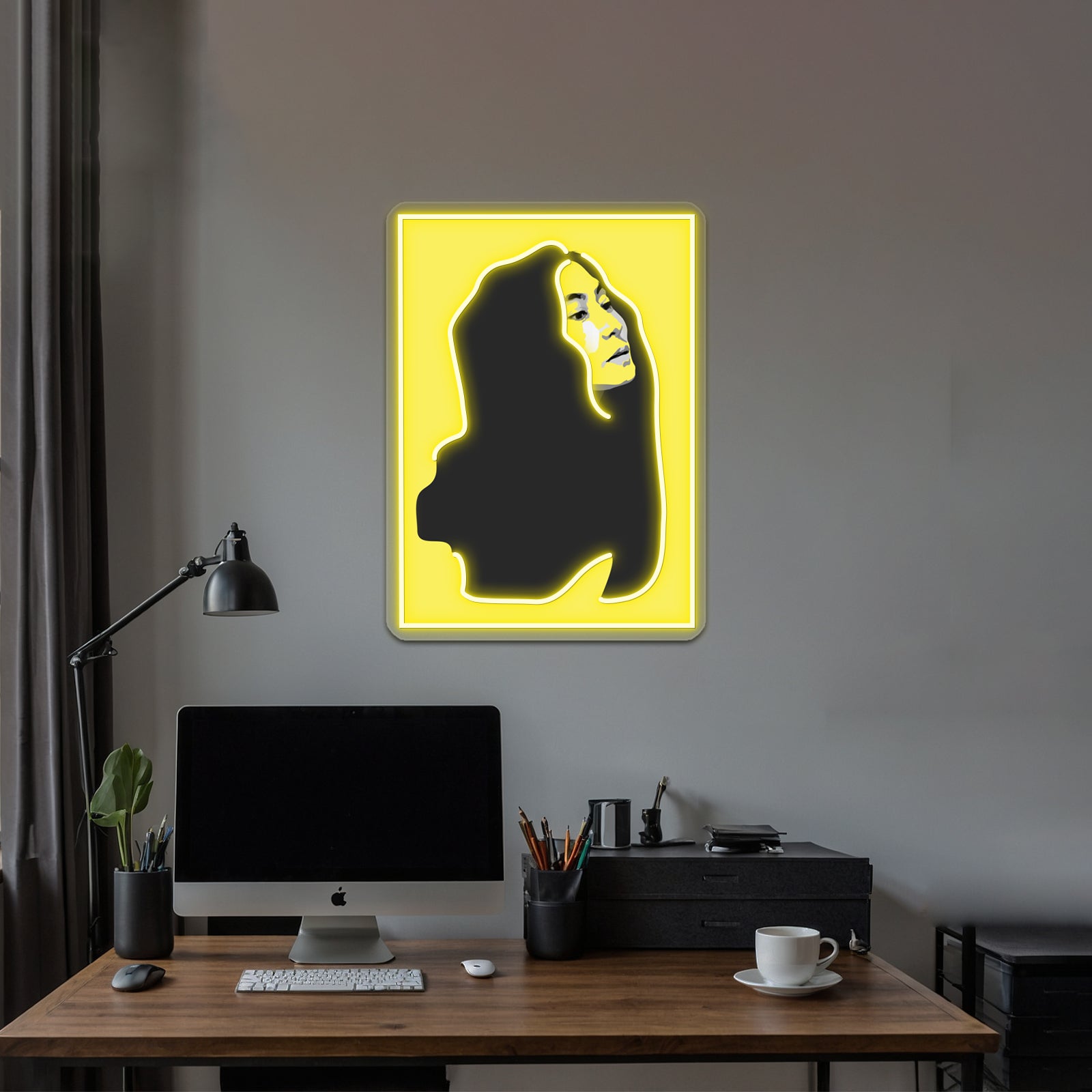 Yoko Ono Pop Style Artwork Led Neon Signs | Shineneon