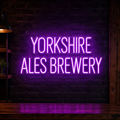 Yorkshire Ales Brewery LED Neon Sign high-converting product image