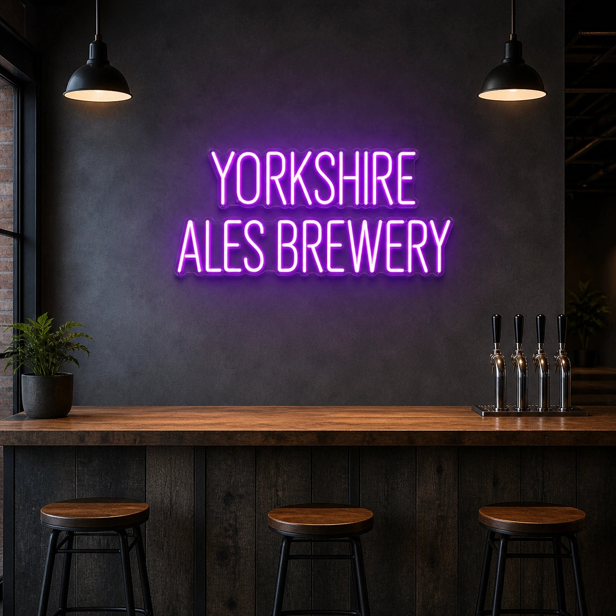Yorkshire Ales Brewery LED Neon Sign size image