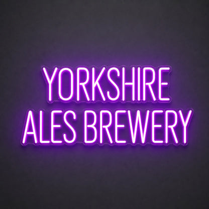 Yorkshire Ales Brewery LED Neon Sign main product image