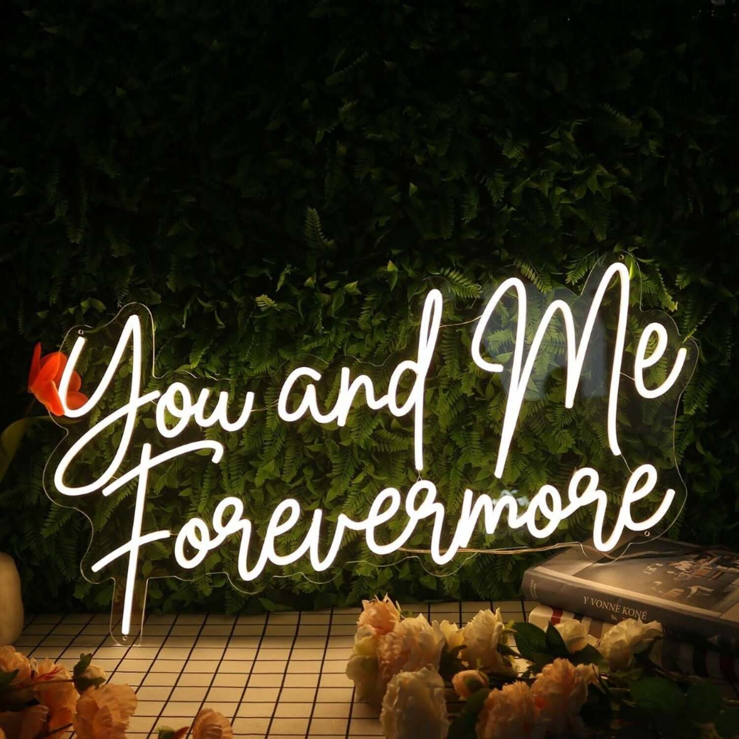 You And Me Forevermore Yellow Led Neon Sign For Romantic | Shineneon