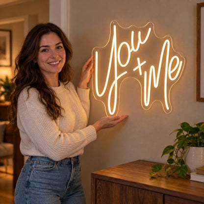 You And Me LED Neon Sign - Shineneon