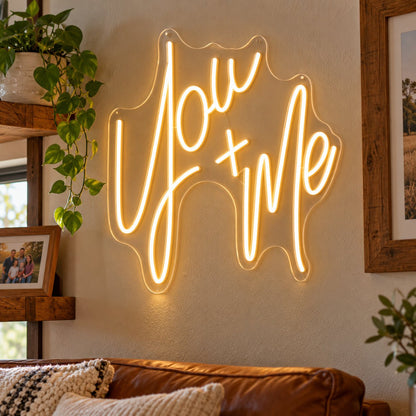 You And Me LED Neon Sign - Shineneon