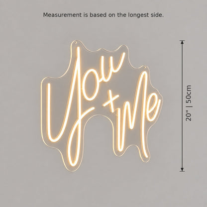 You And Me LED Neon Sign - Shineneon