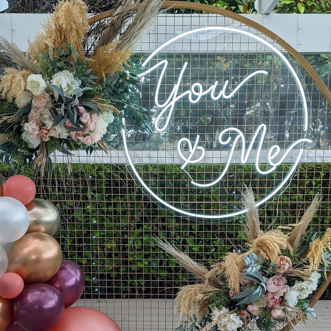 You And Me Led Sign Business Neon Signs Wall Art Decor - Shineneon
