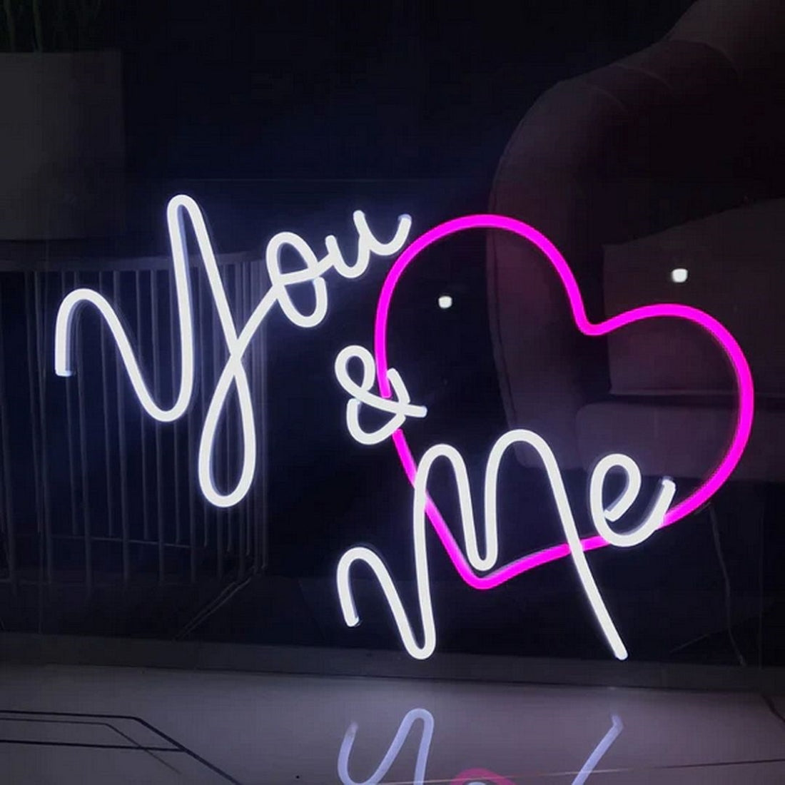 You And Me Love Wedding Led Sign Business Neon Sign