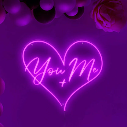 You And Me Neon Sign For Wall Decor | Shineneon