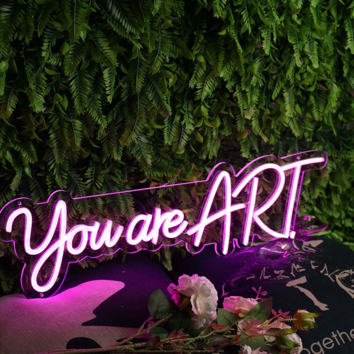 You Are Art Purple Led Neon Sign - Shineneon