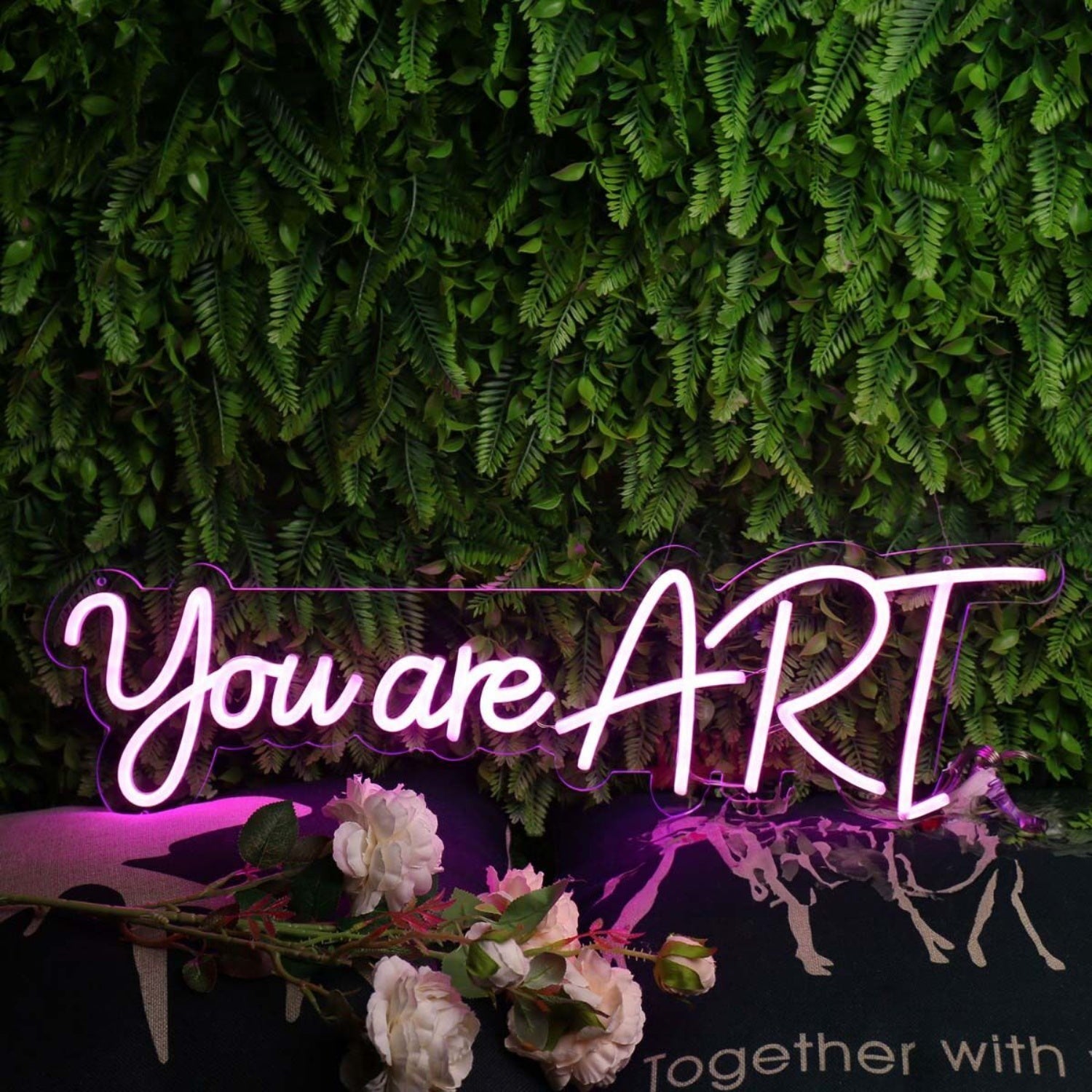 You Are Art Purple Led Neon Sign - Shineneon