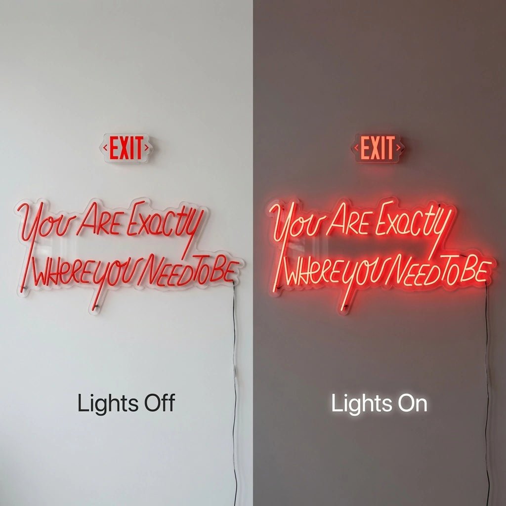 You Are Exactly LED Neon Sign - Shineneon