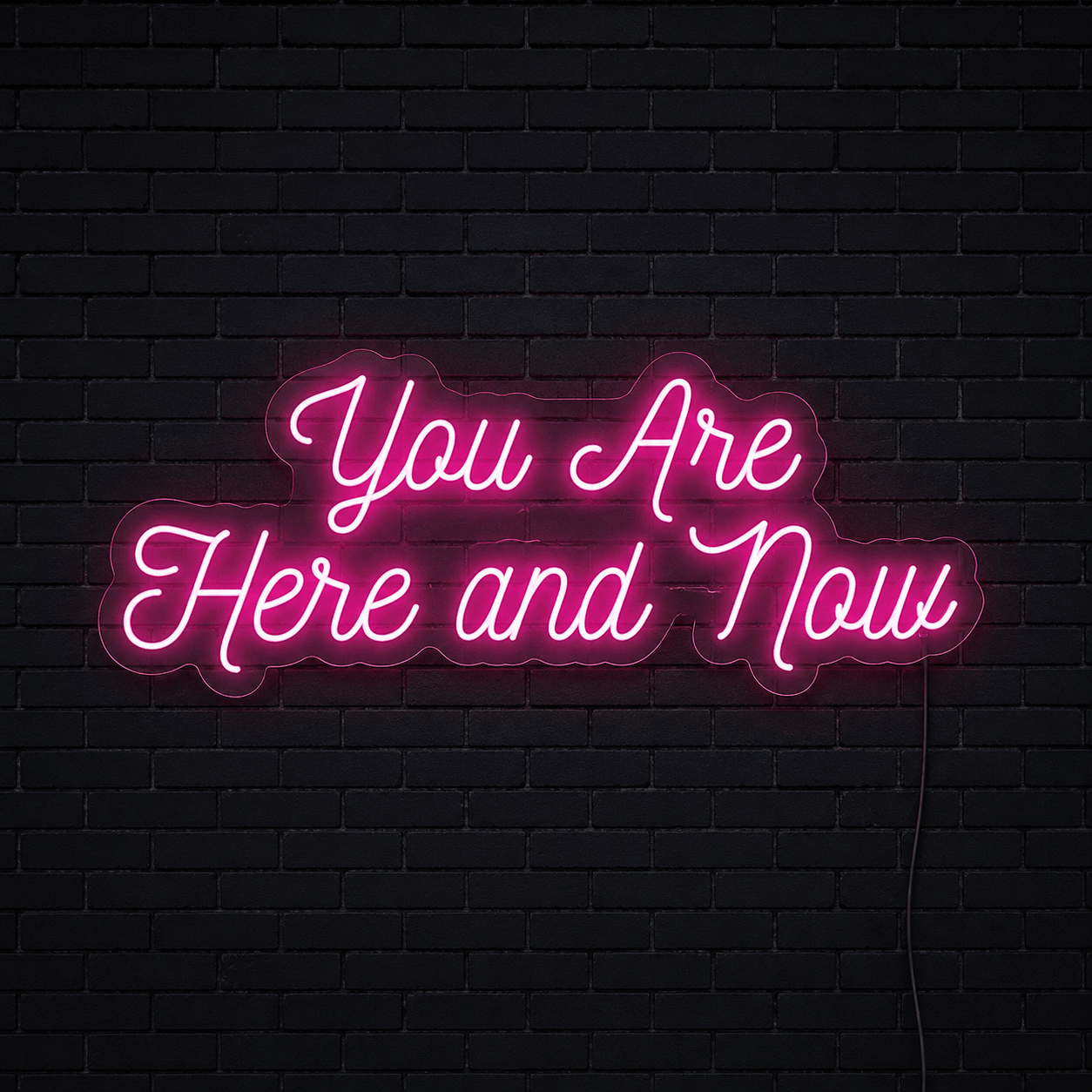 You Are Here And Now LED Neon Sign - Shineneon