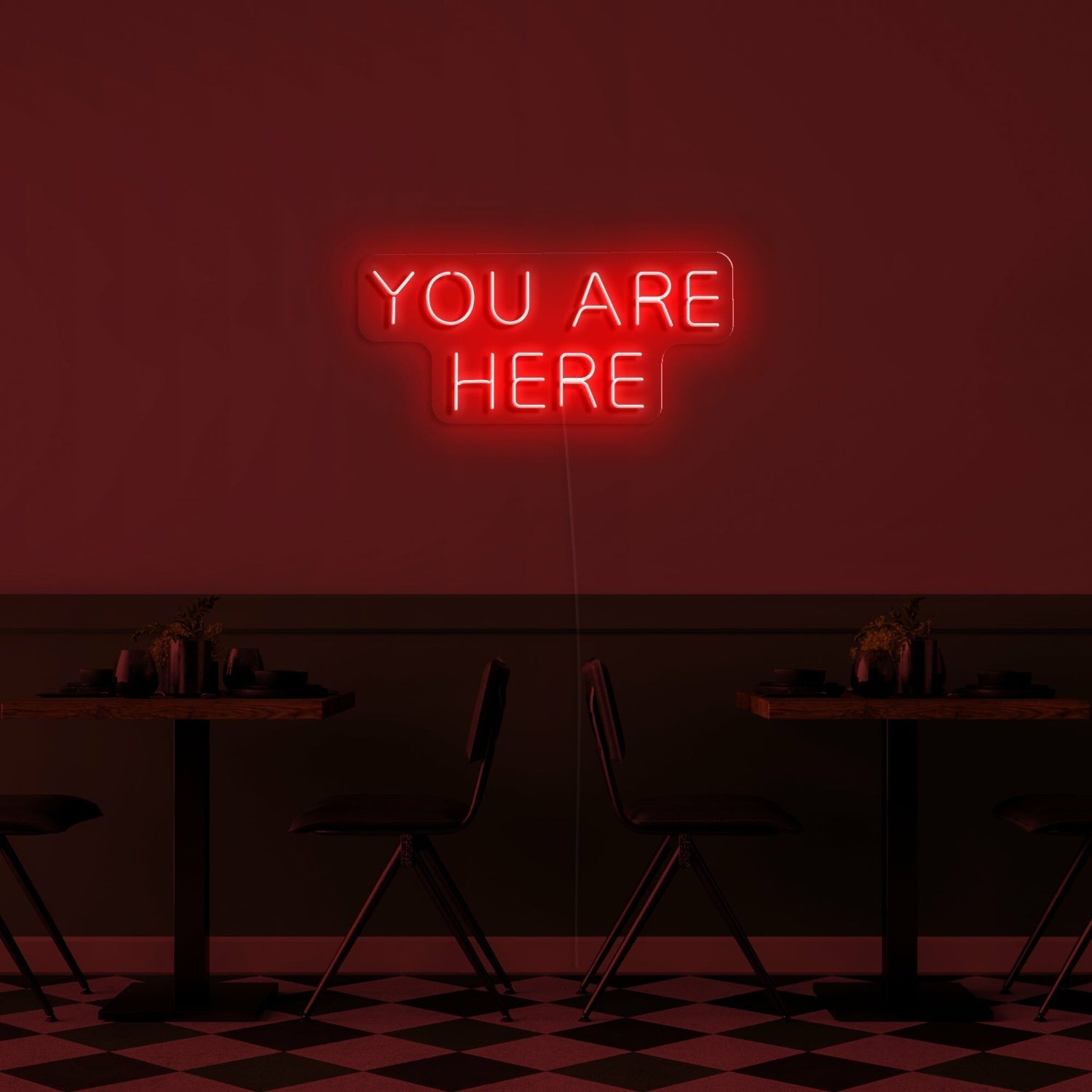 You Are Here Led Neon Sign - Shineneon