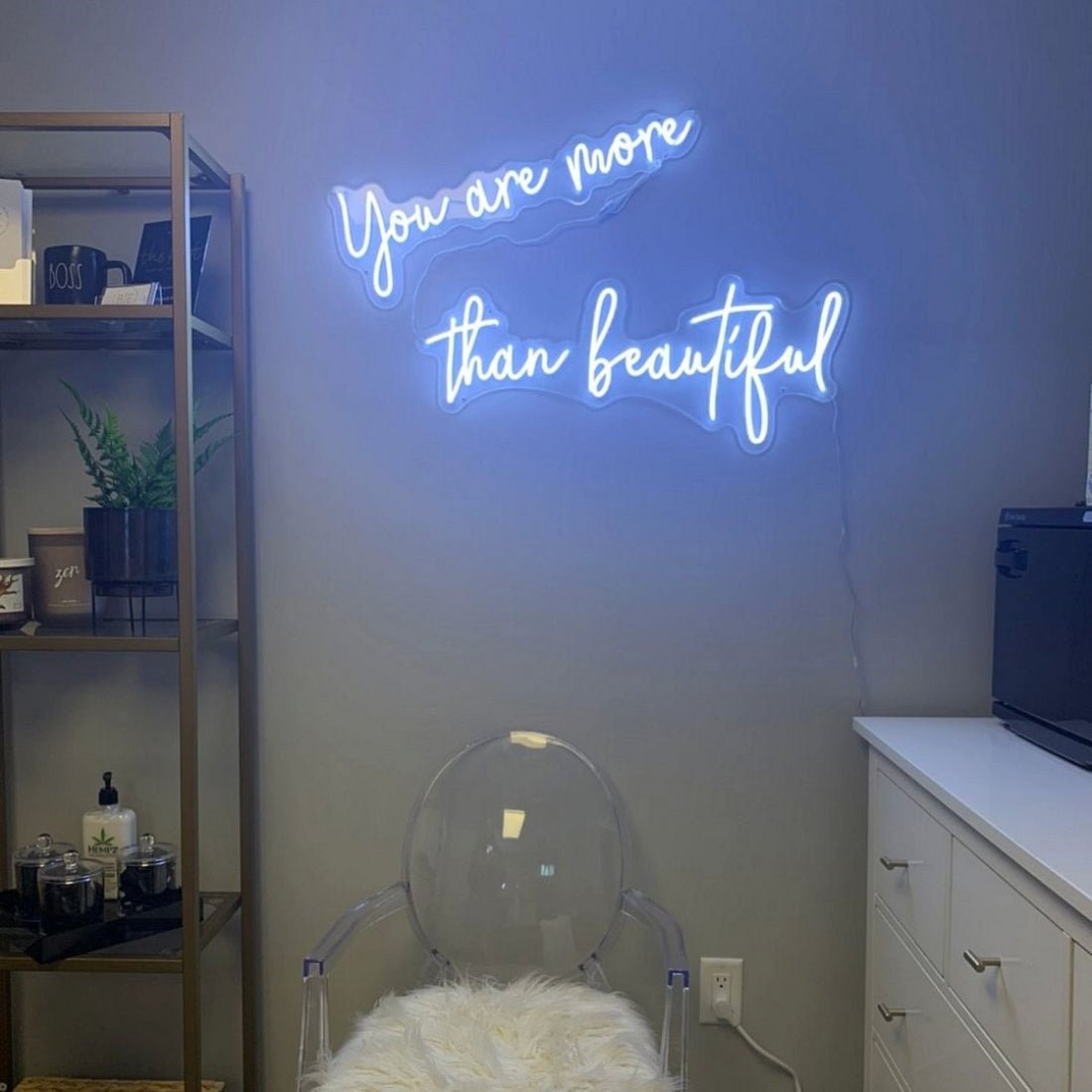 You Are More Than Beautiful Led Sign Business Neon Signs - Shineneon