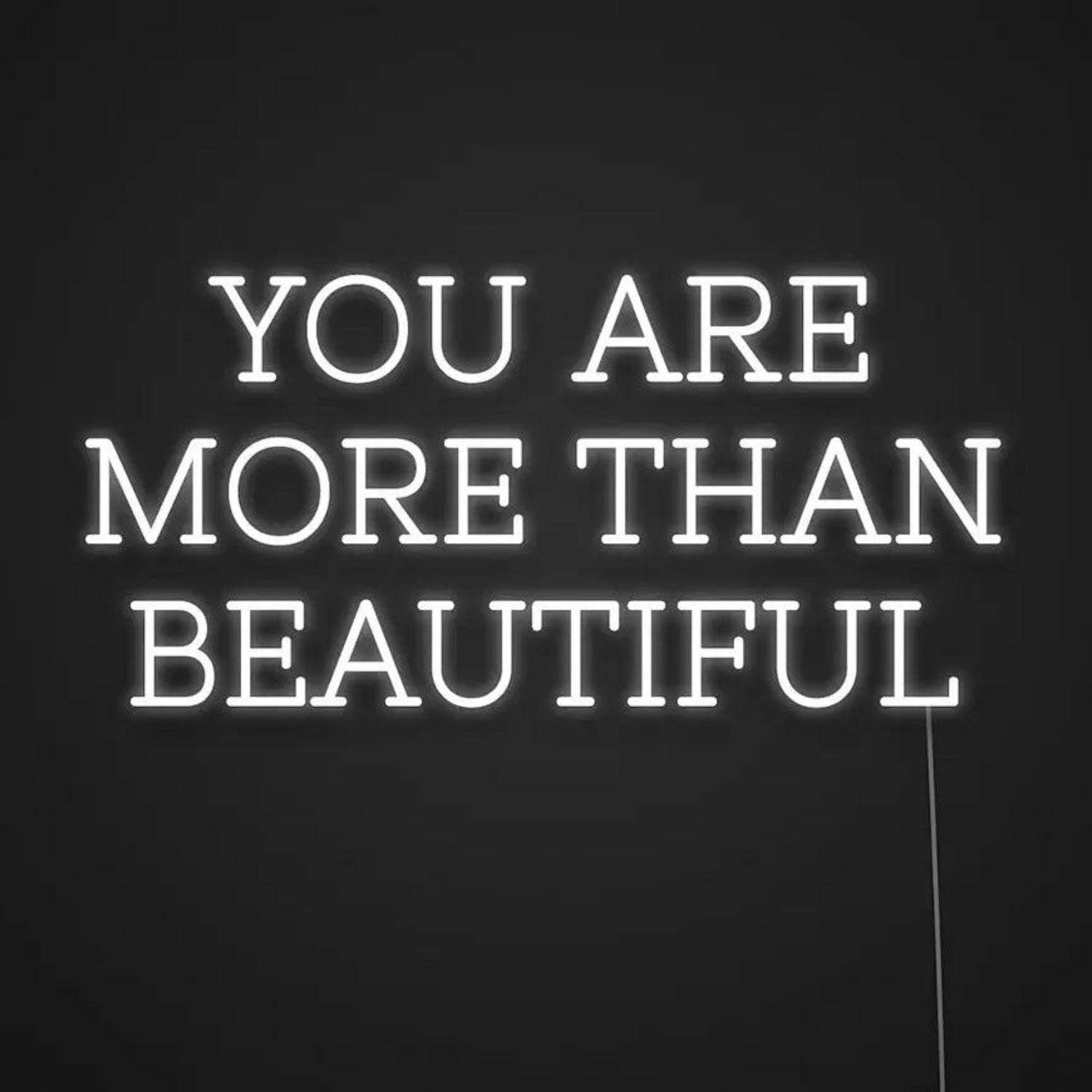 You Are More Than Beautiful Mothers Day Led Neon Sign | Shineneon