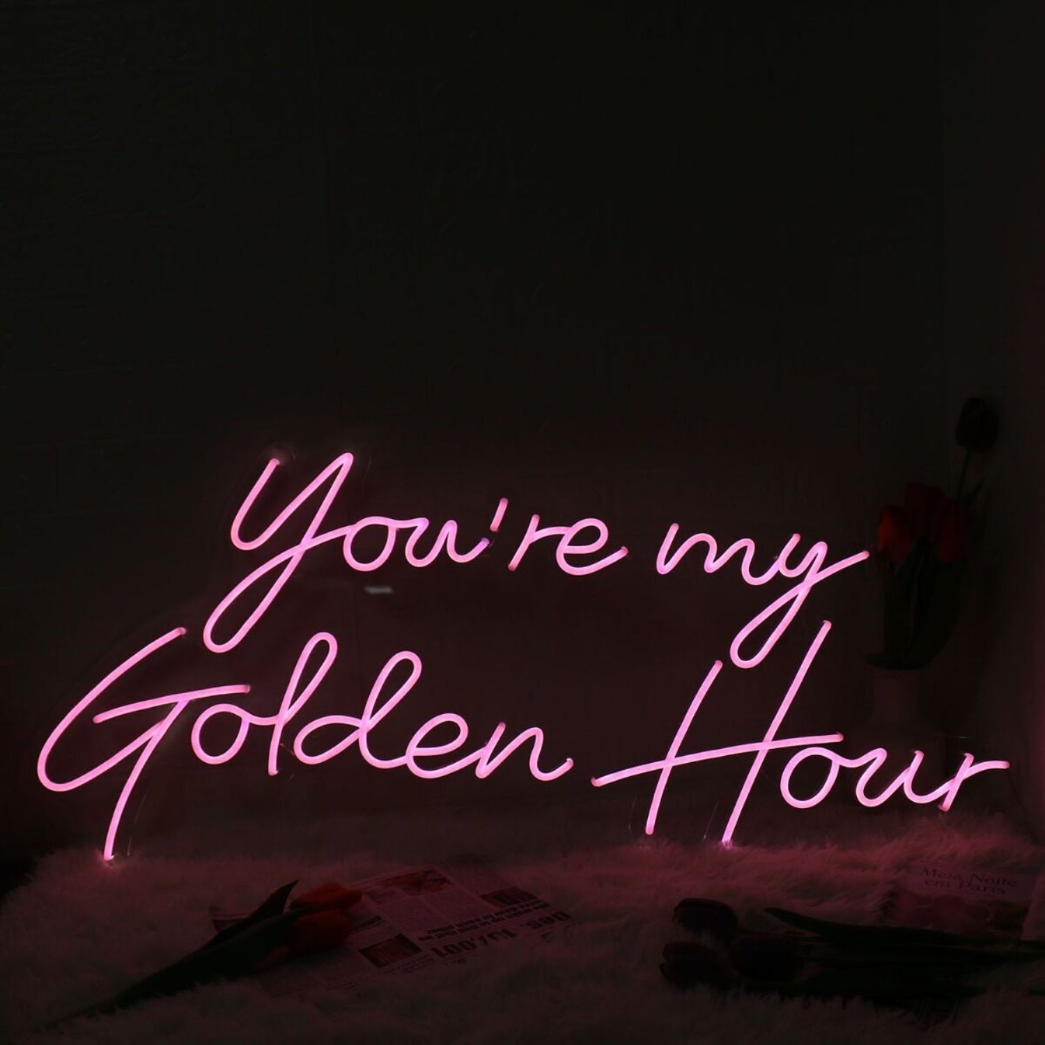 You Are My Golden Hour Pink Neon Sign | Shineneon