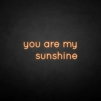 You Are My Sunshine Neon Sign | Shineneon