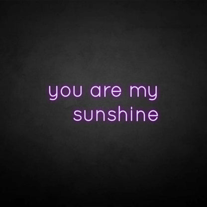 You Are My Sunshine Neon Sign | Shineneon